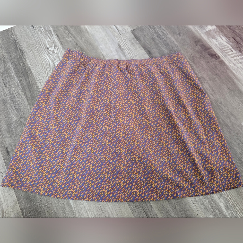 Toad&Co Geo Print Recycled Sunkissed Weekend Skort Large - Picture 7 of 13